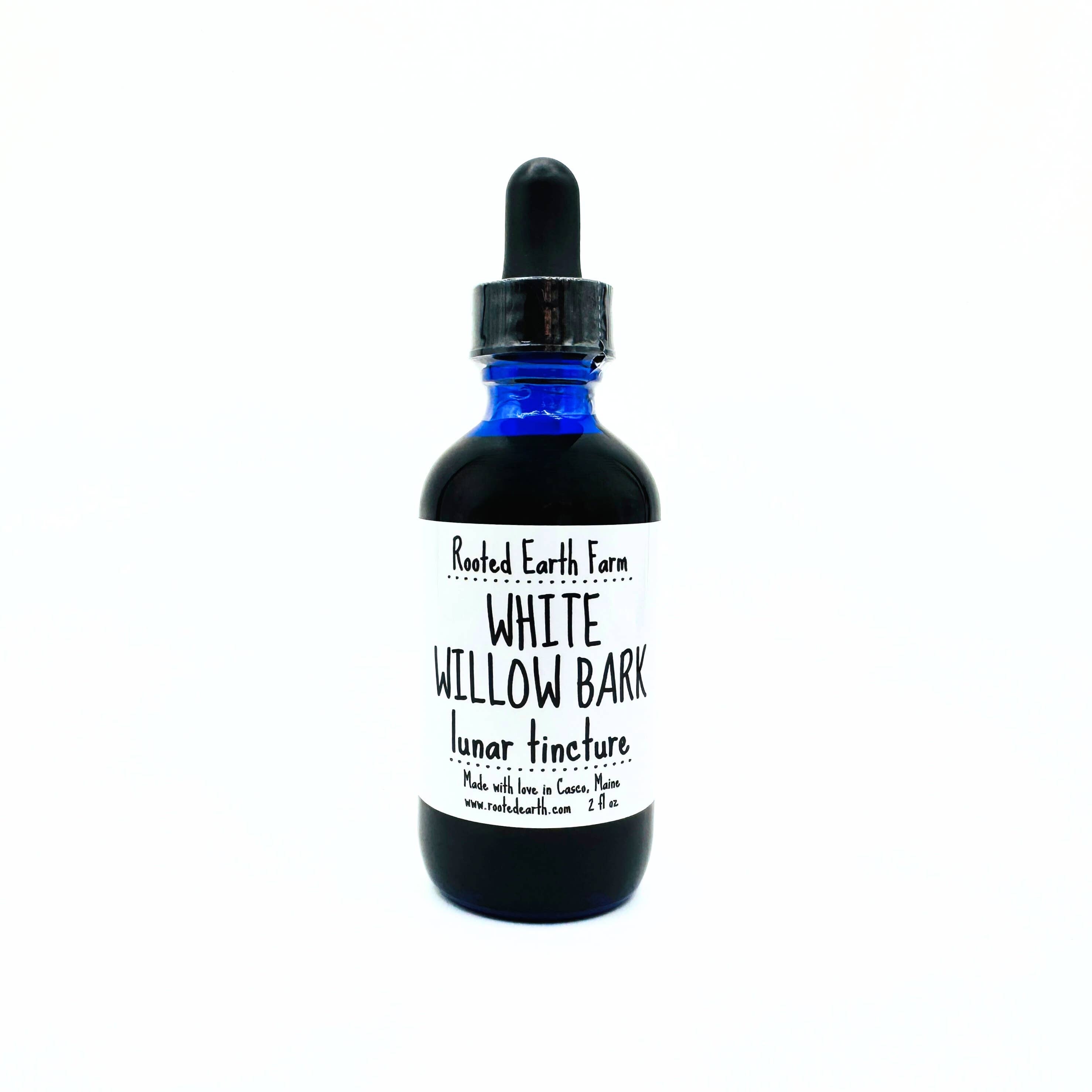 White Willow Bark Tincture by Rooted Earth Farm + Apothecary 2 floz