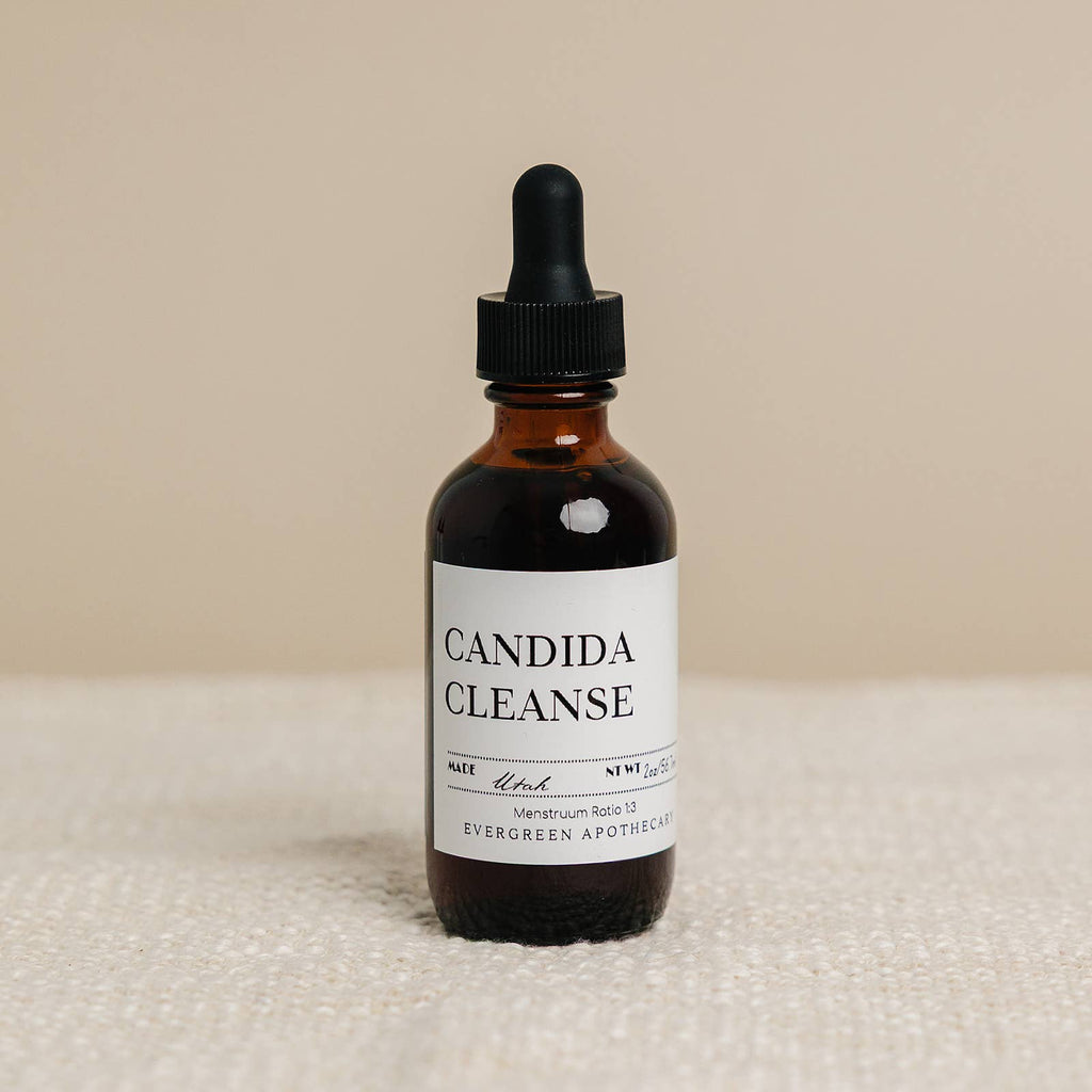 Candida Cleanse Tincture by Evergreen Apothecary 2oz 