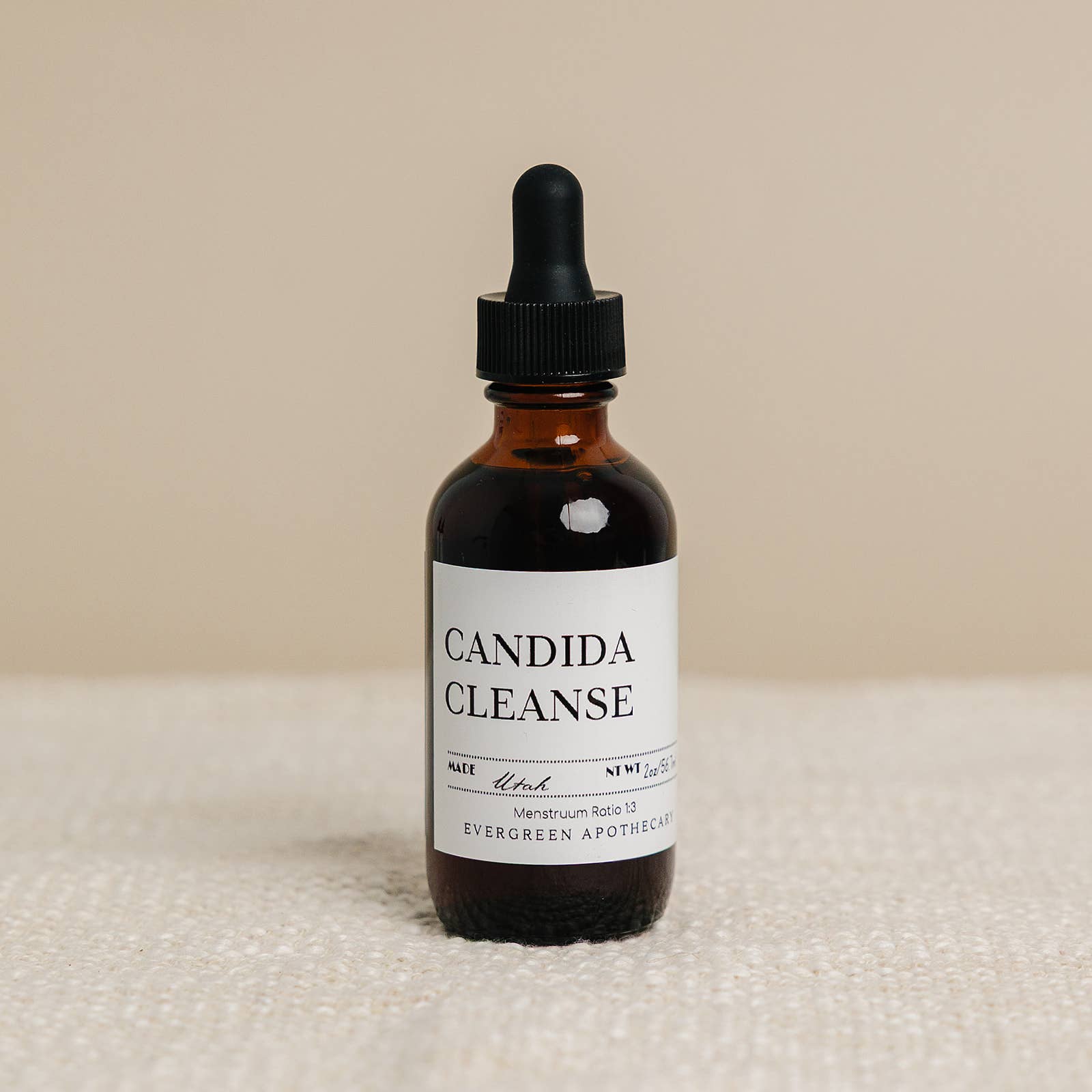 Candida Cleanse Tincture by Evergreen Apothecary 2oz 