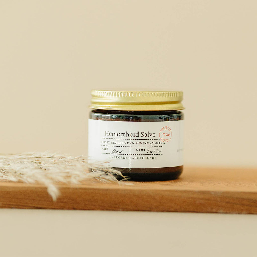 Hemorrhoid Salve by Everygreen Apothecary 2oz