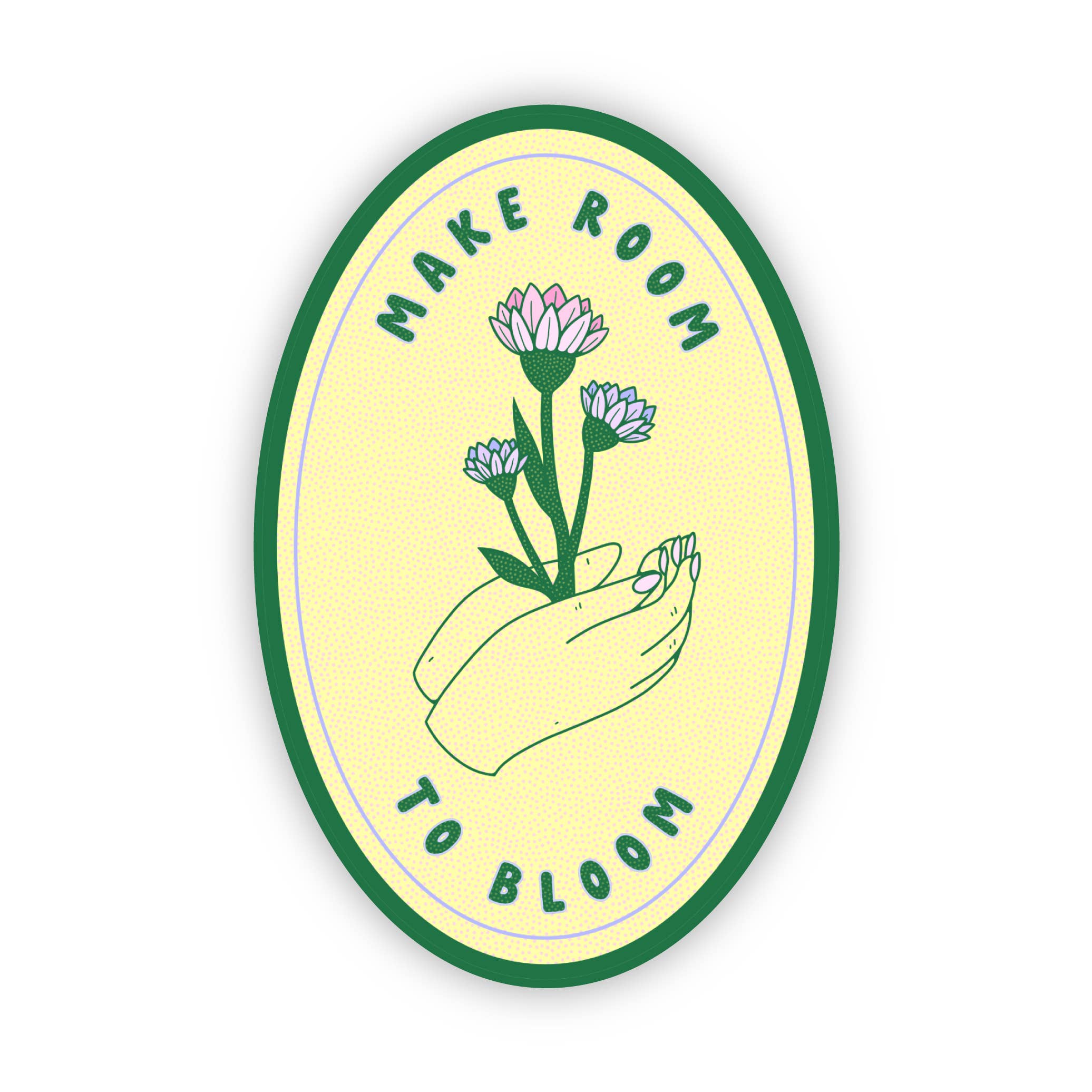 "Make Room To Bloom" Sticker by Big Moods