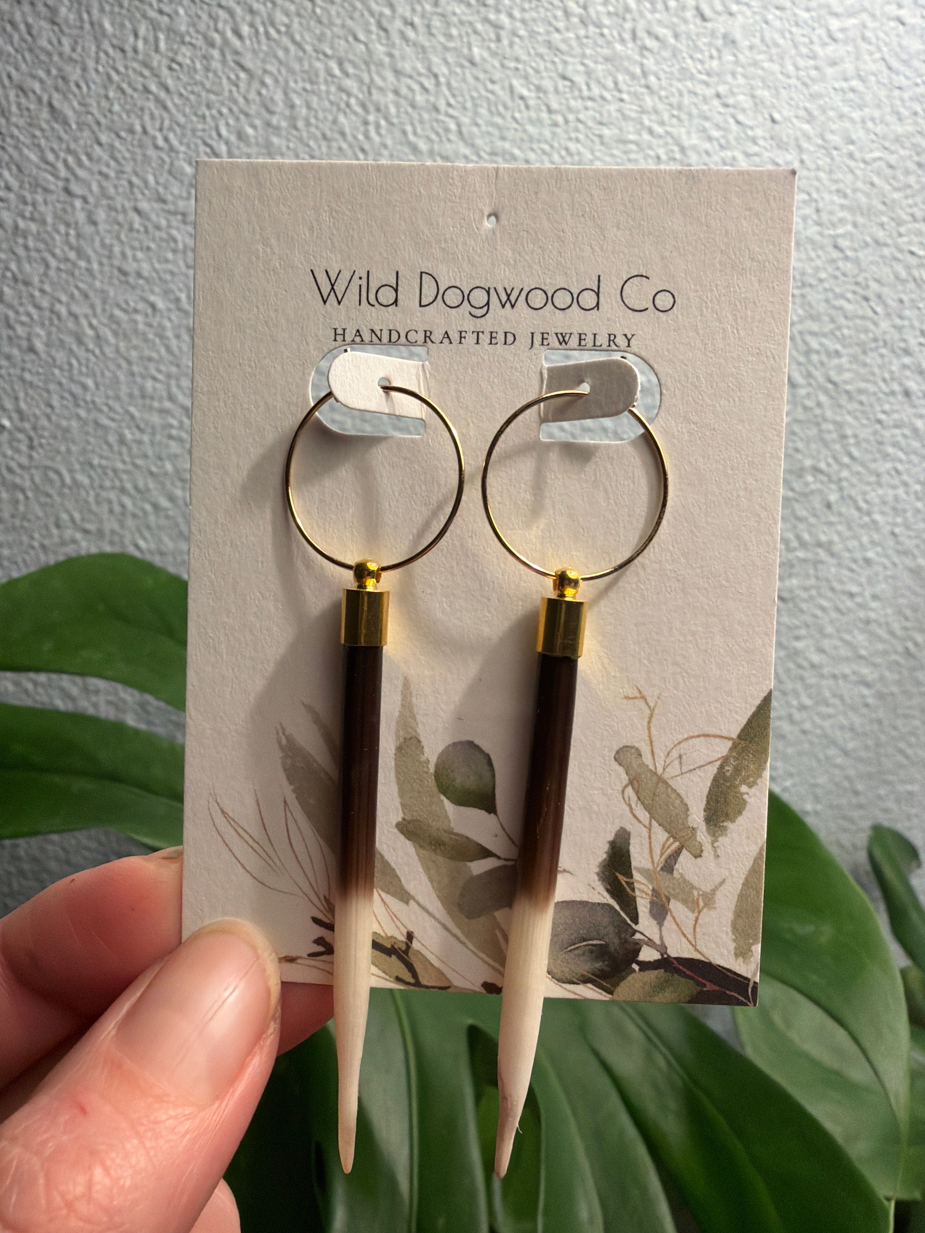 Porcupine Quill Earrings by Wild Dogwood Co. 1 pair