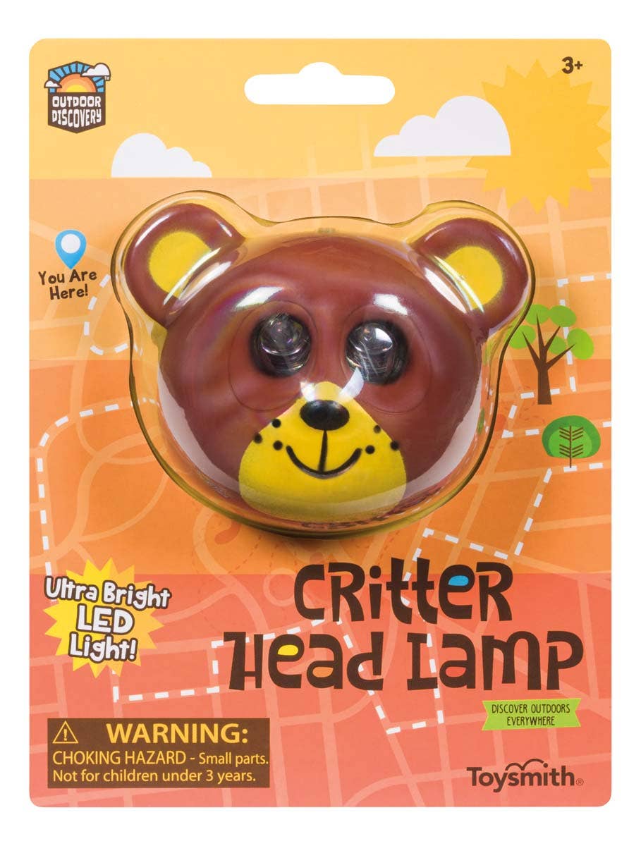 Outdoor Discovery Critter Head Lamp by Toysmith 1ct