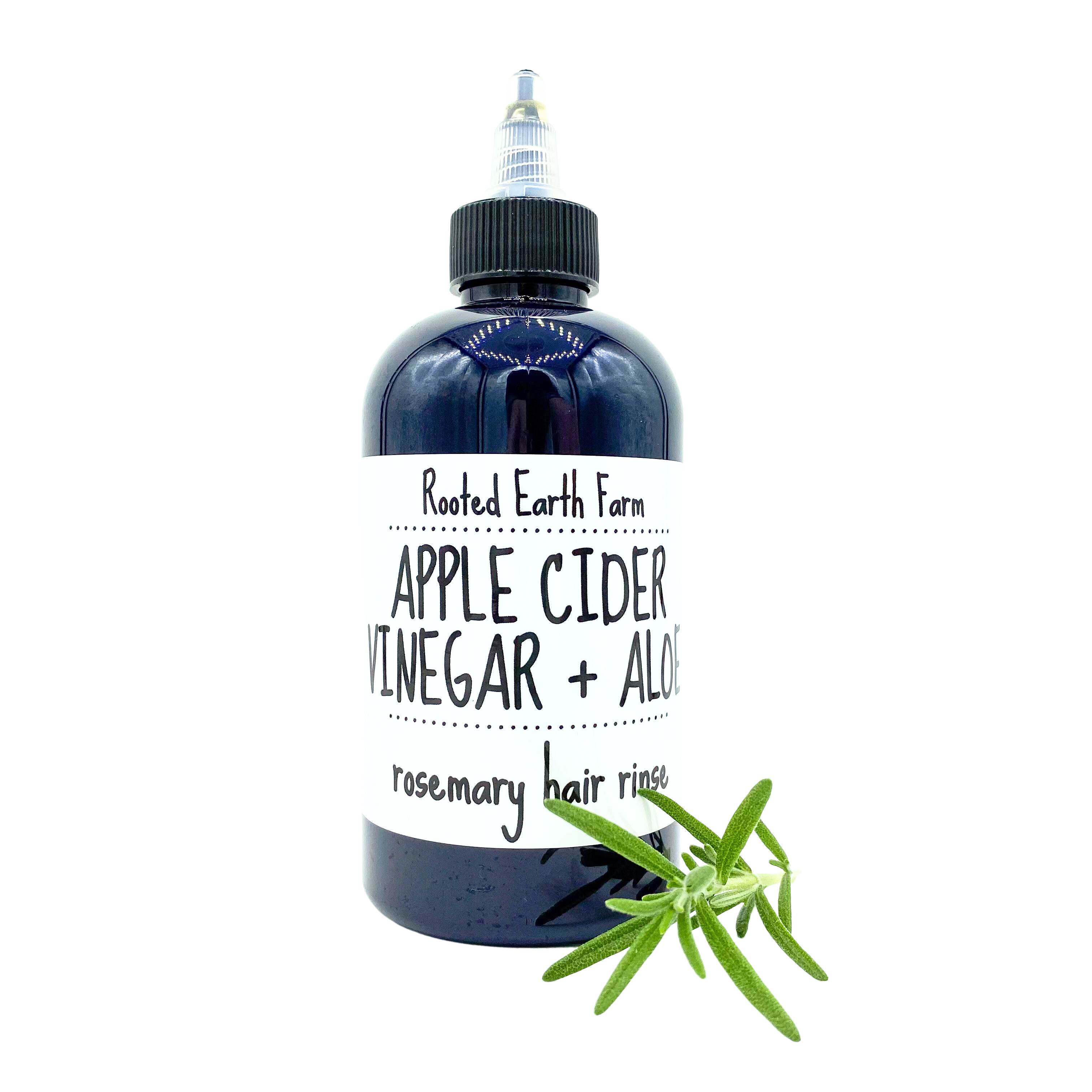 Apple Cider Vinegar + Aloe Hair Rinse by Rooted Earth Farm + Apothecary 8 fl oz