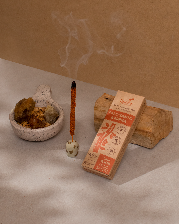 Palo Santo & Myrrh Incense by Ispalla 8 pack