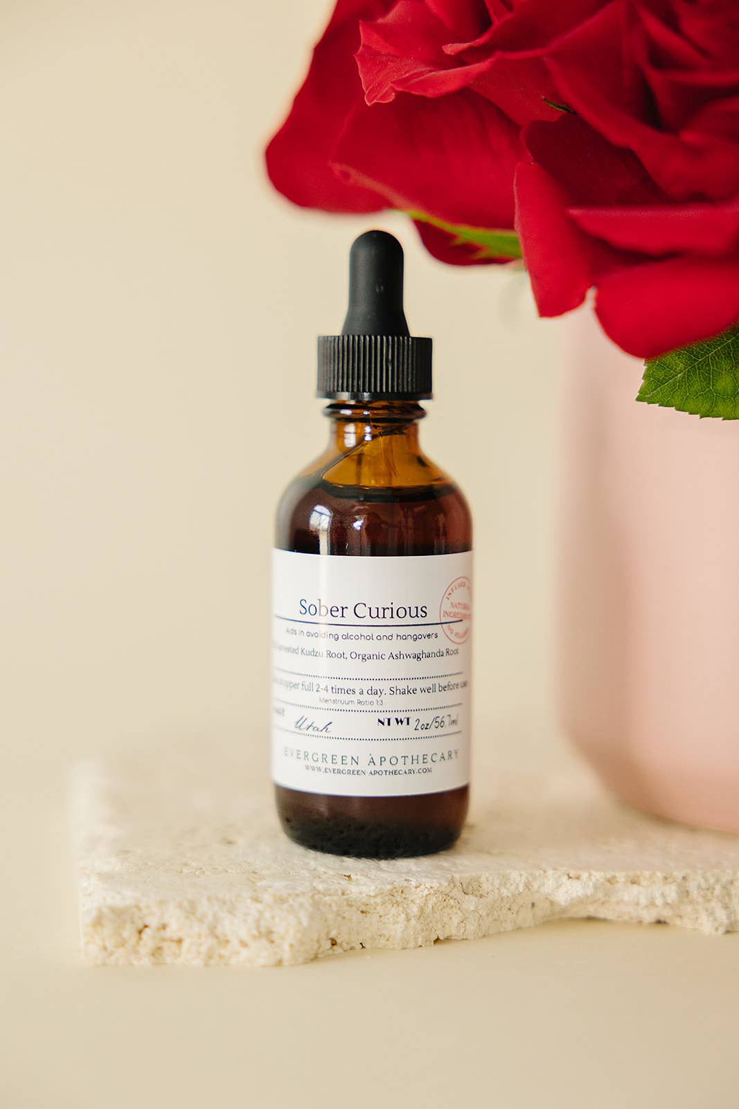 Sober Curious Tincture by Evergreen Apothecary 2 oz