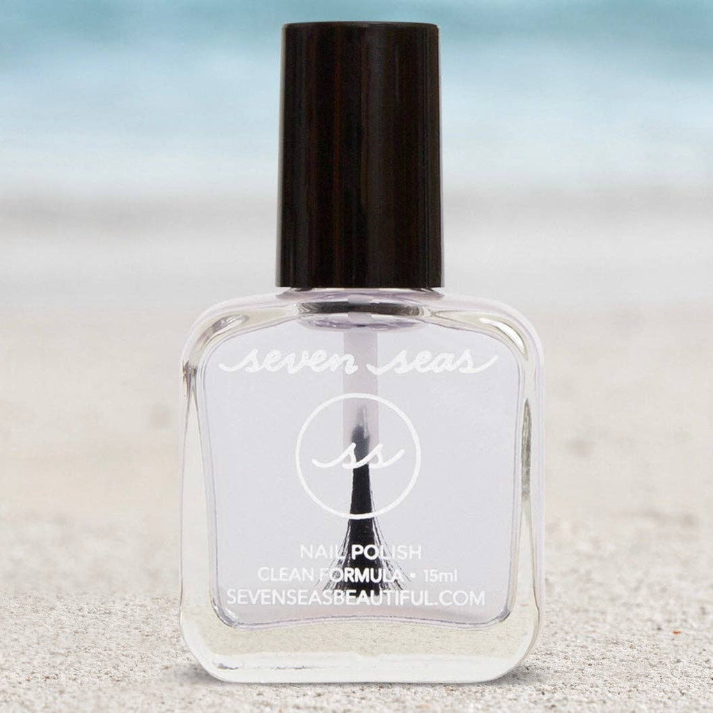 Non-Toxic Nail Polish (Glossy Top Coat) by Seven Seas