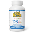 Kids Vitamin D3 (10 mcg (400 IU)) by Natural Factors 100 chewable (Strawberry) tablets
