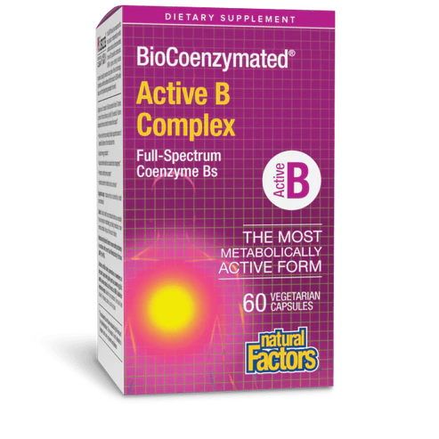 BioCoenzymated® Active B Complex by Natural Factors 60 capsules