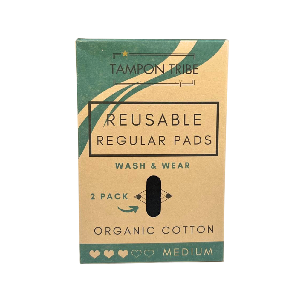 Organic Cotton Slim Reusable Pad by Tampon Tribe 2 Pack