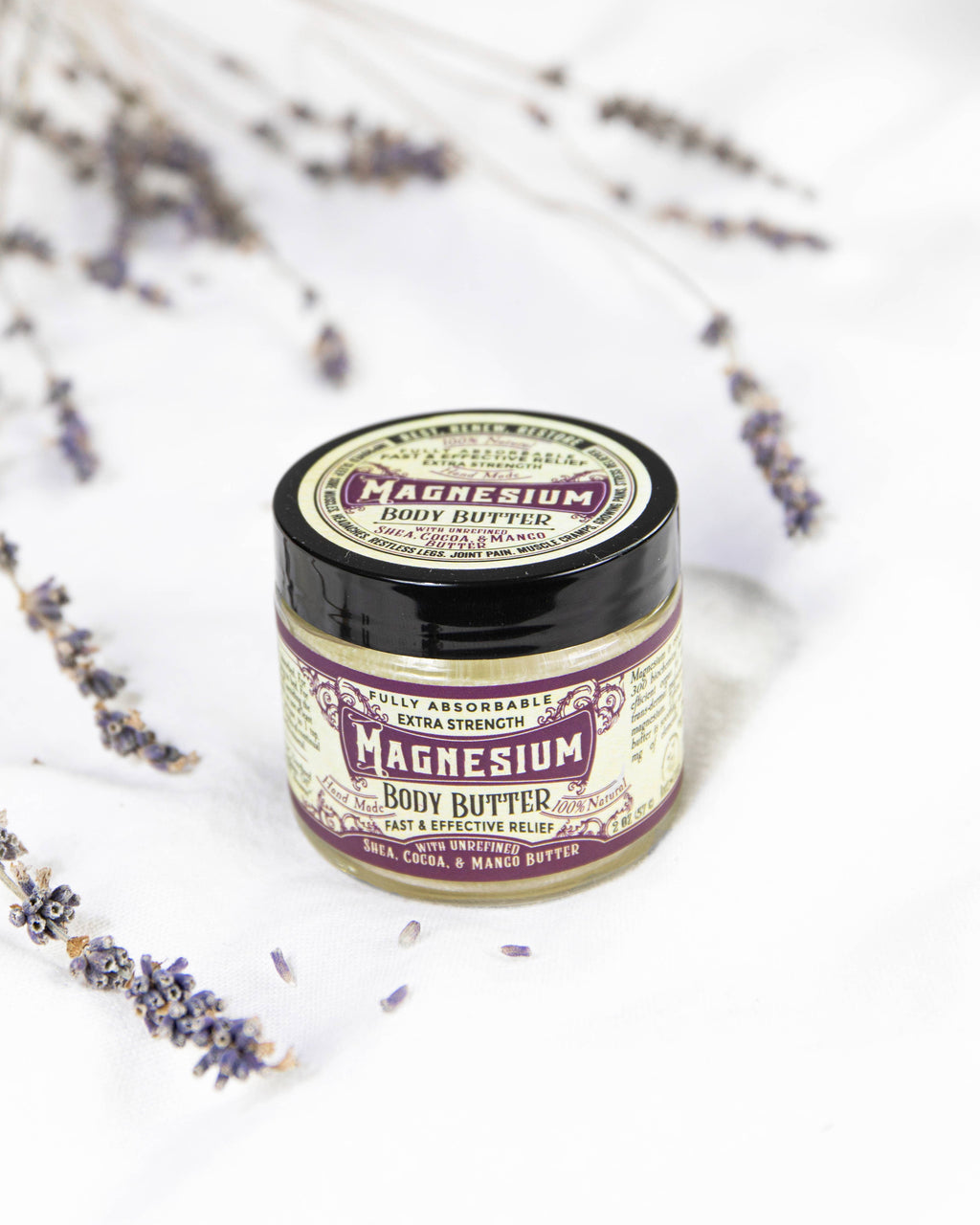 Magnesium Body Butter by Roots & Leaves 2 oz