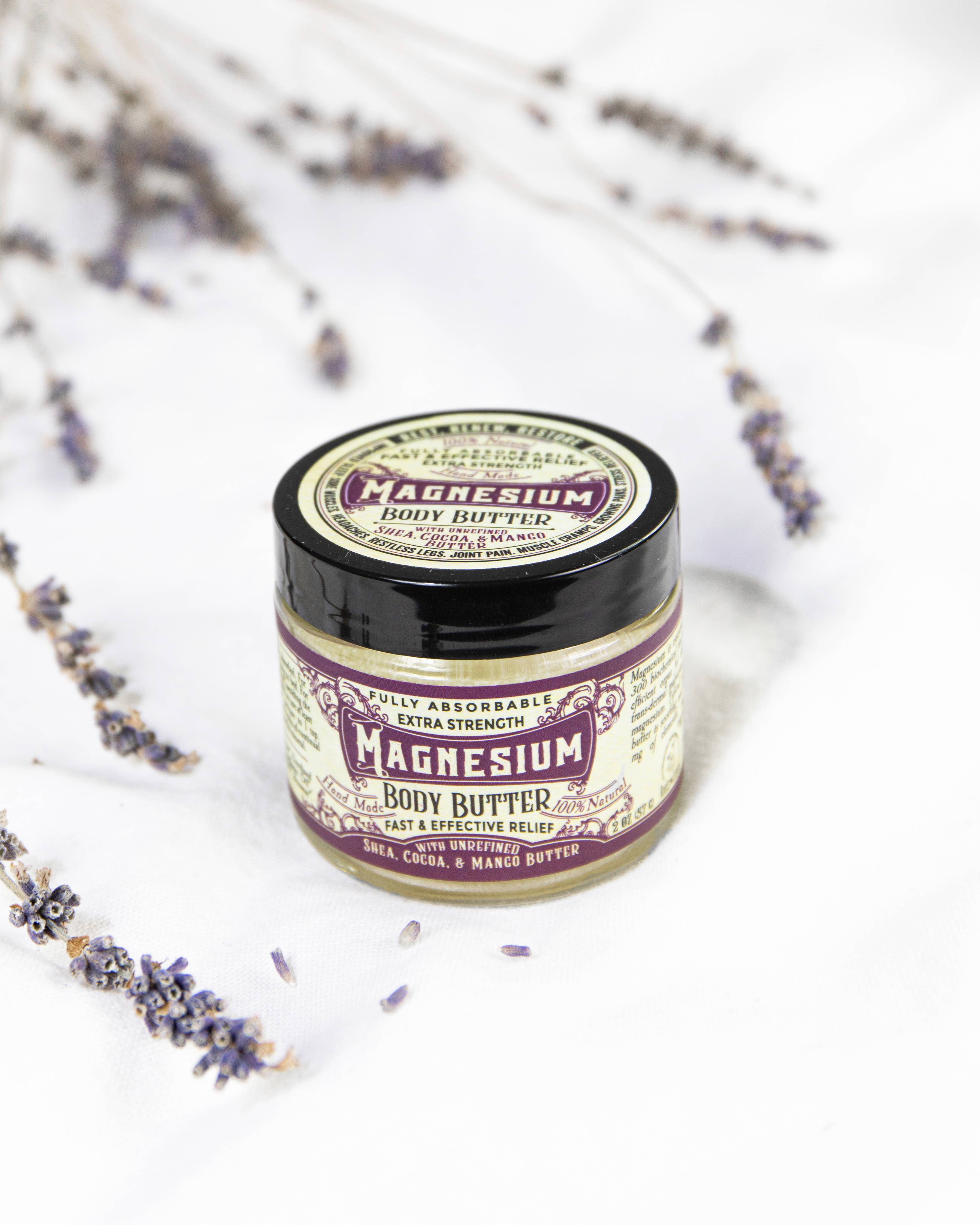 Magnesium Body Butter by Roots & Leaves 2 oz