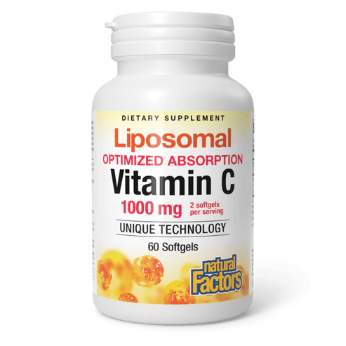 Liposomal Vitamin C (1000mg) by Natural Factors 60 softgels