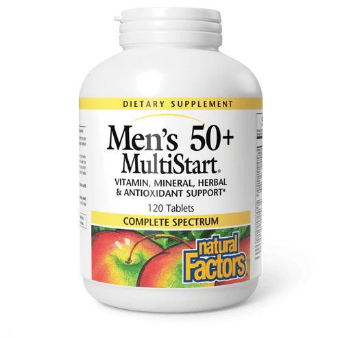 MultiStart® Men's 50+ by Natural Factors 120 tablets