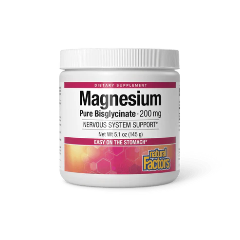 Magnesium Bisglycinate (200 mg) by Natural Factors 5.1 oz
