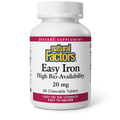 Easy Iron (20 mg) by Natural Factors 60 chewable tablets