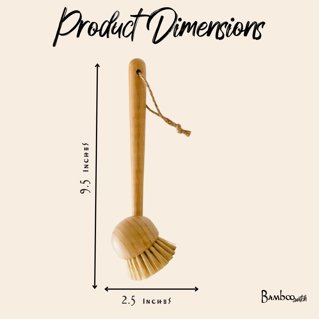 Bamboo Kitchen Dish Scrubber by Bamboo Switch