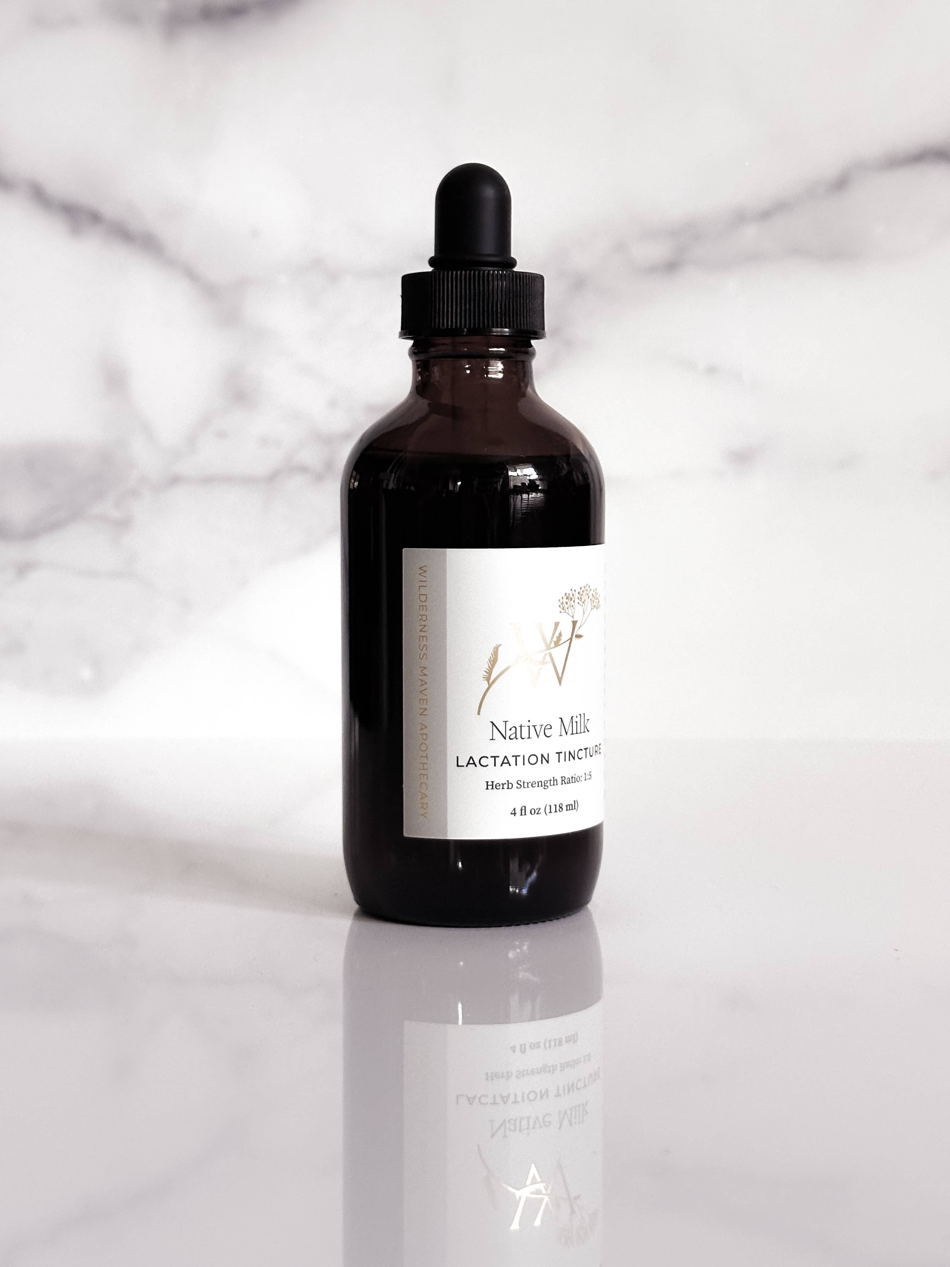 Native Milk (Lactation Tincture) by Wilderness Maven Apothecary 4 fl oz