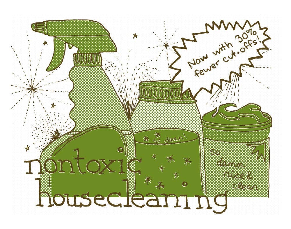Nontoxic Housecleaning (Zine) by Raleigh Briggs