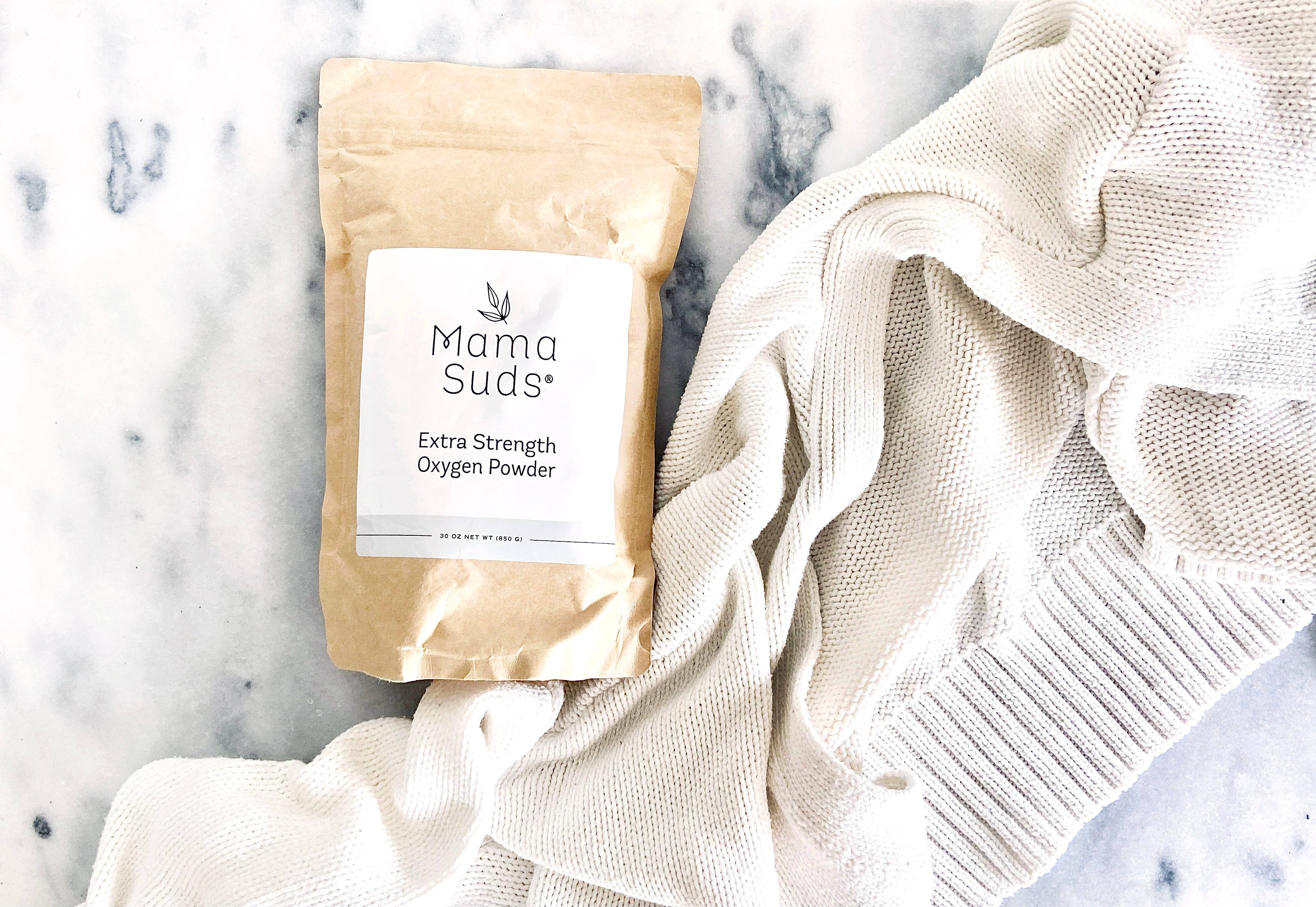 Extra Strength Oxygen Powder | Non-toxic bleach alternative by MamaSuds 30 oz