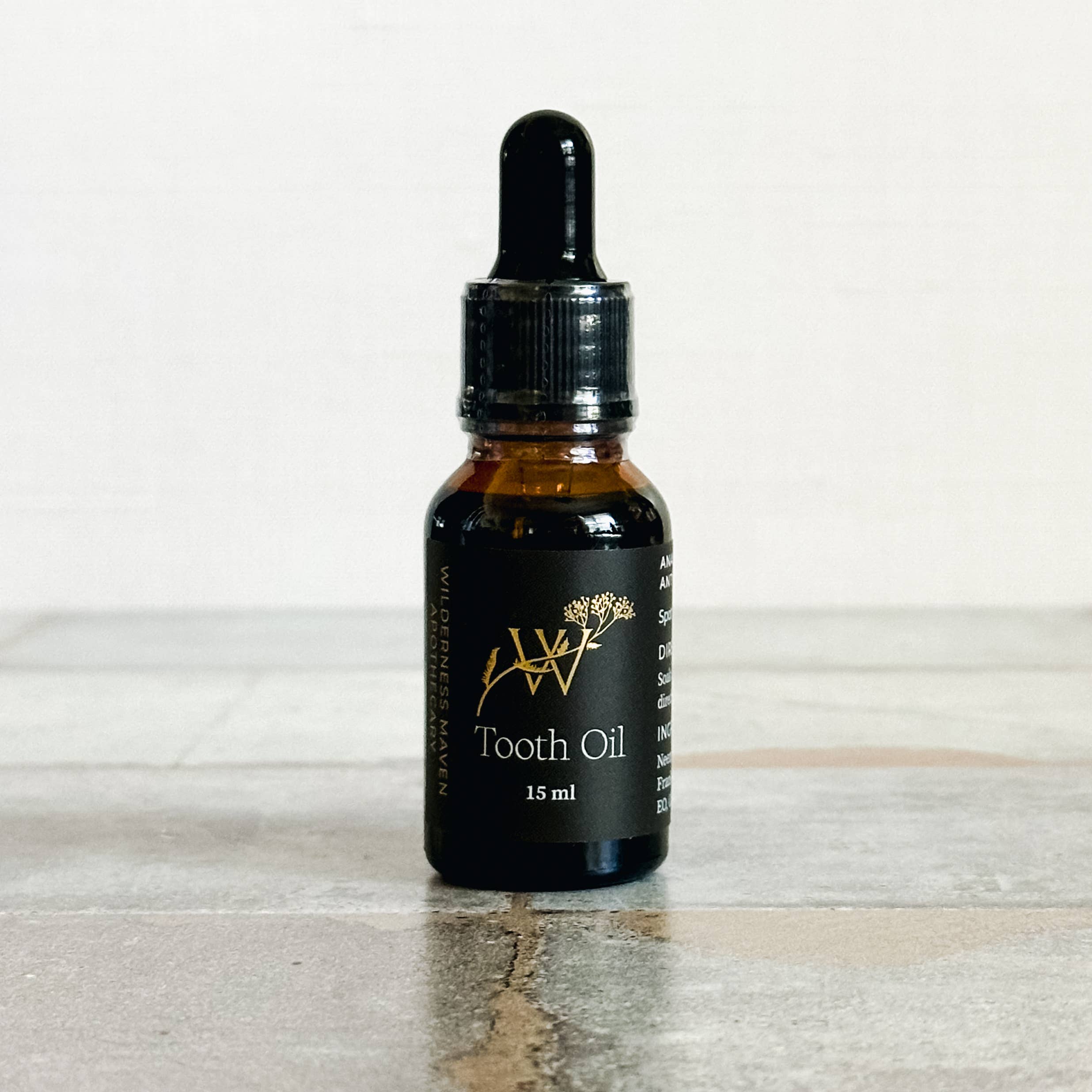 All-Natural Tooth Pain Relief Oil by Wilderness Maven Apothecary 15ml