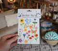 Wildflower & Butterfly Temporary Tattoos by The Raven’s Edge Studio 1 sheet