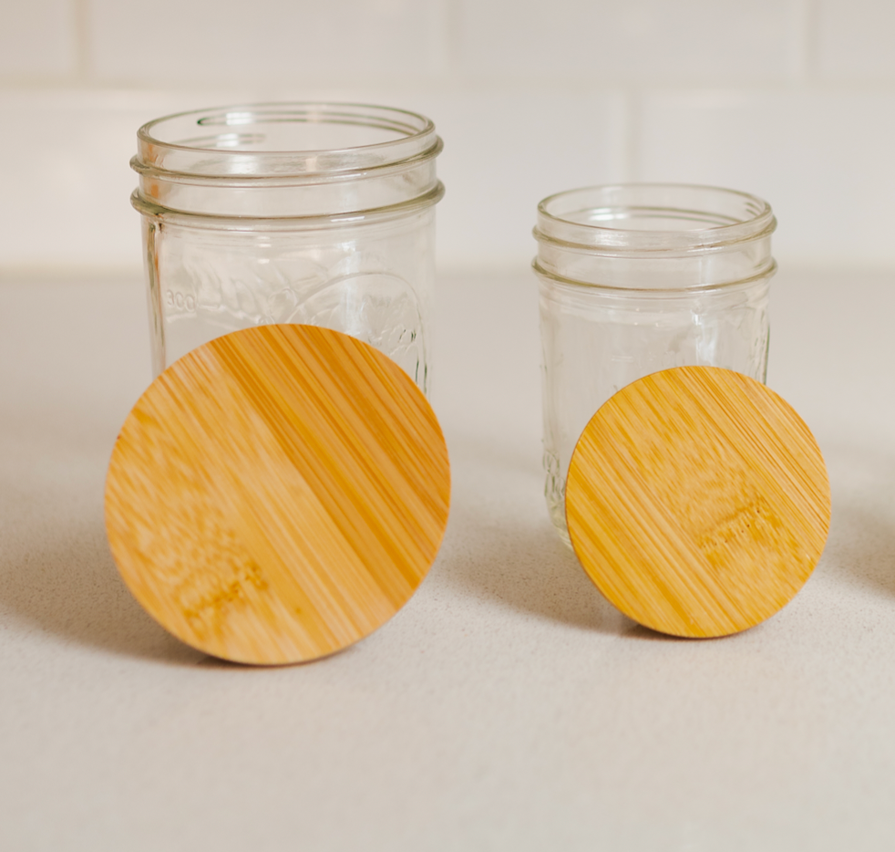 Bamboo Mason Jar Lids by Bamboo Switch