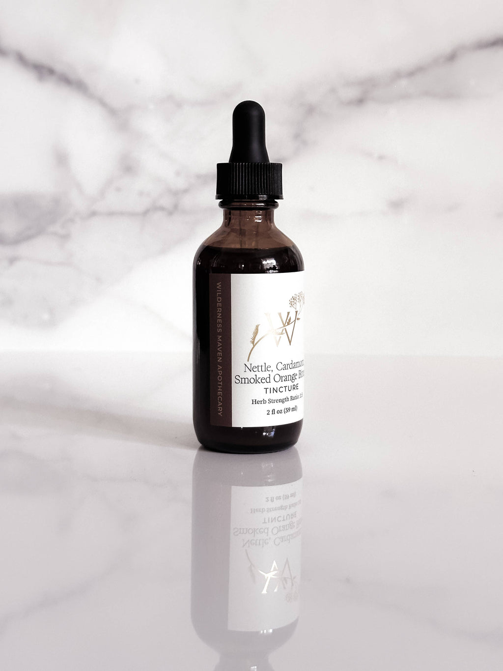 Nettle, Cardamom, Smoked Orange Bitters by Wilderness Maven Apothecary 2fl oz