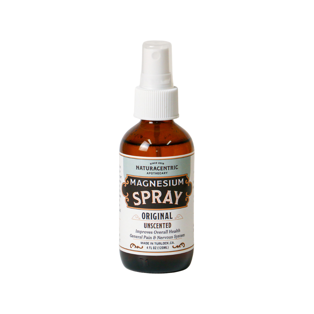 Magnesium Oil Spray Unscented by Naturacentric 4 fl oz