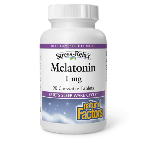 Melatonin by Natural Factors 90 chewable tablets