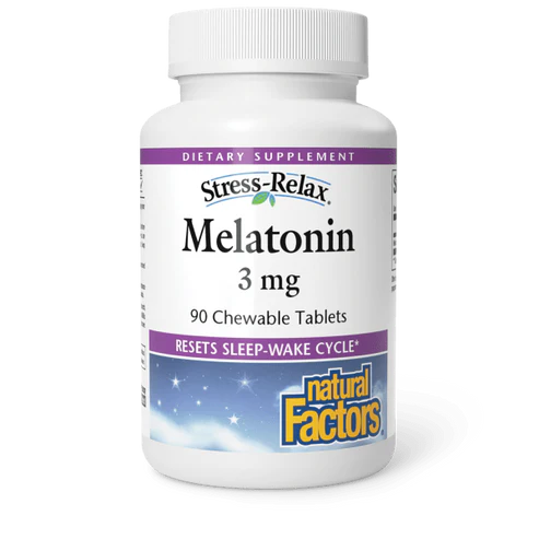 Melatonin by Natural Factors 90 chewable tablets