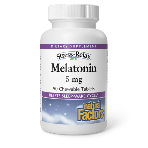 Melatonin by Natural Factors 90 chewable tablets