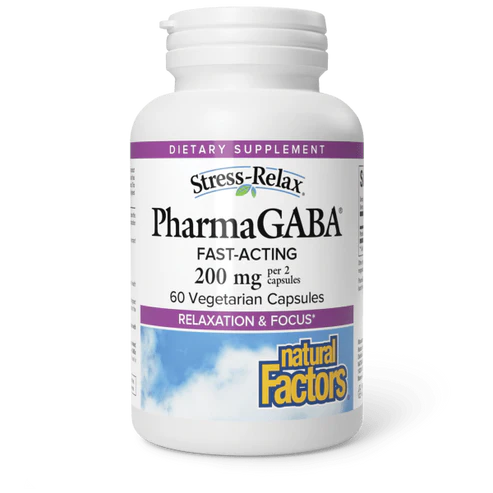 Pharma GABA® (200 mg) by Natural Factors 60 capsules