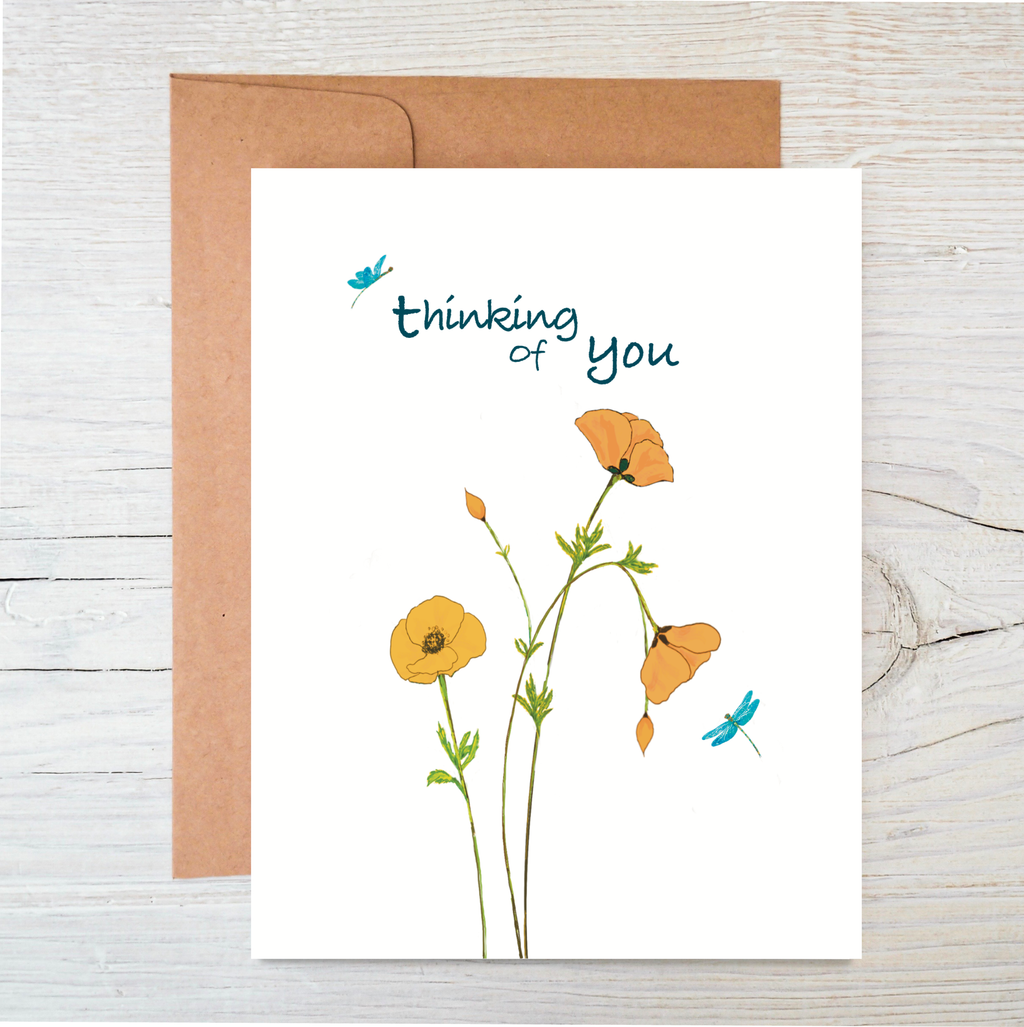 Plantable Seed Card: Thinking of You by The Raven's Edge Studio 1 card