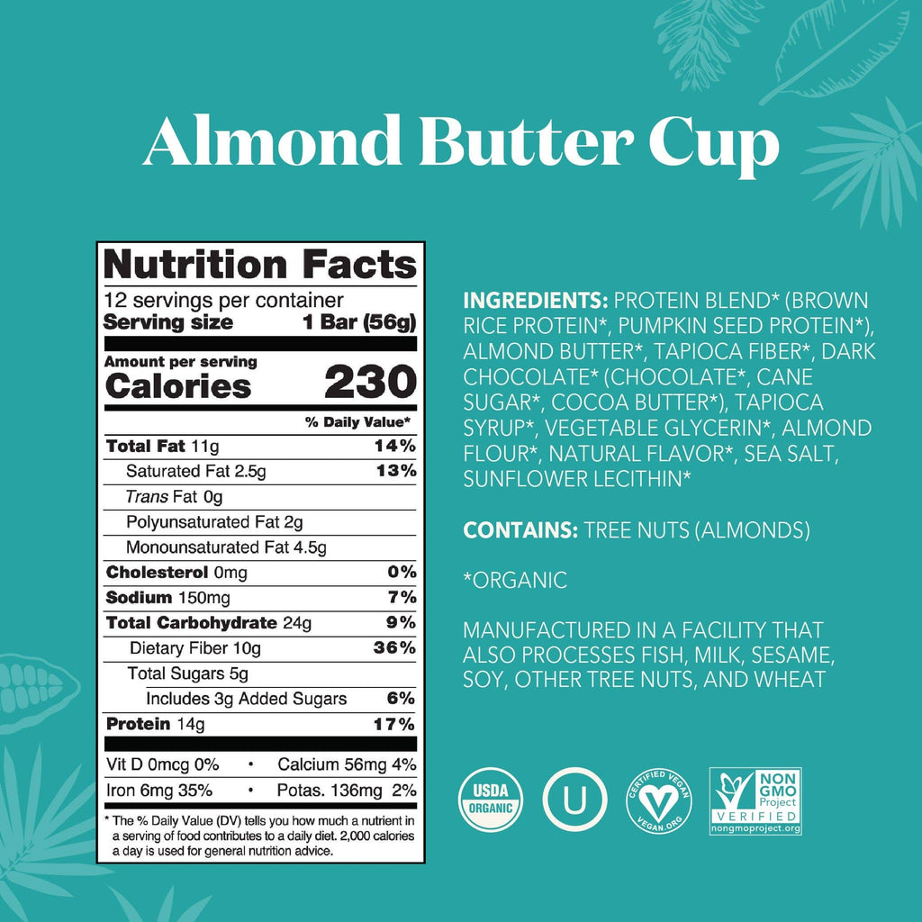 Almond Butter Cup Protein Bar by Aloha 1.98oz