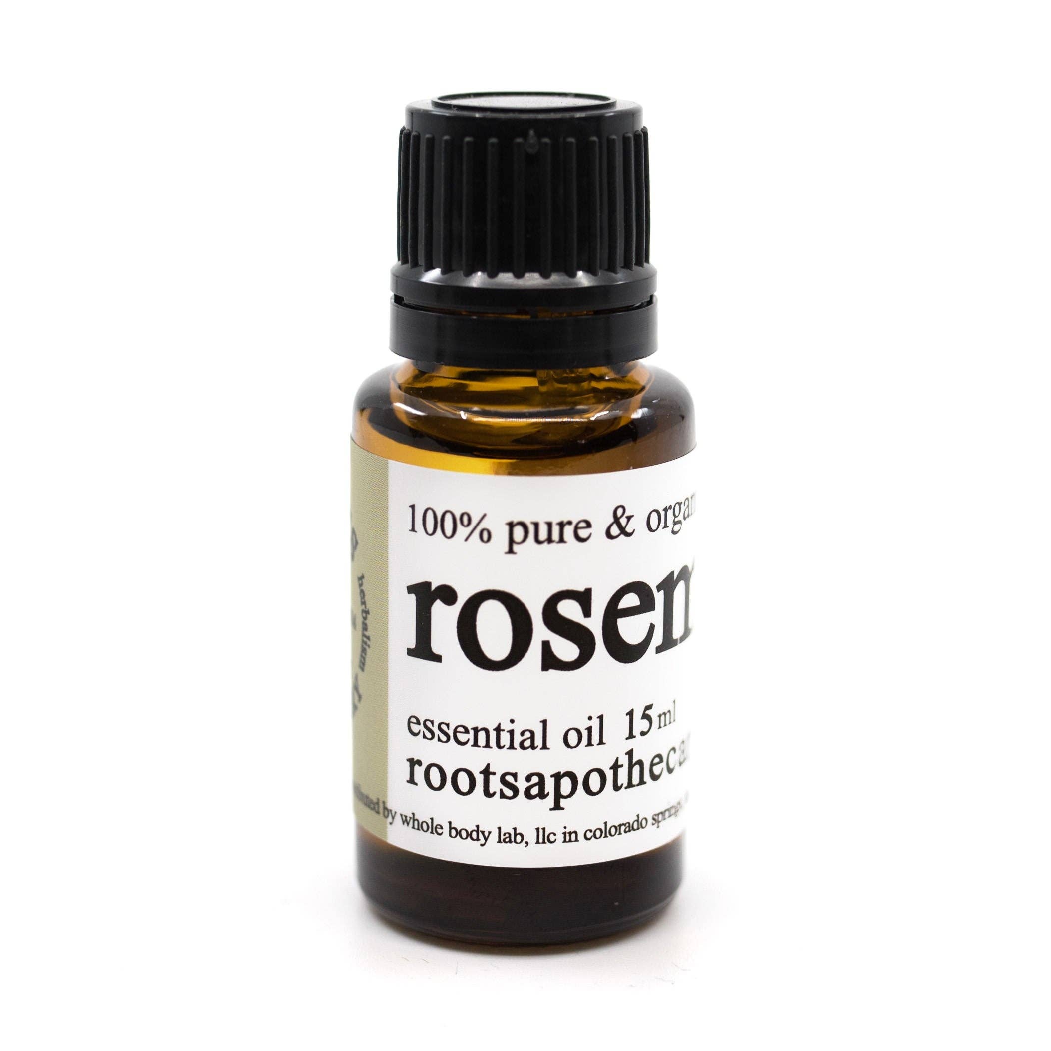 Organic Rosemary Essential Oil by Roots Apothecary 15 ml