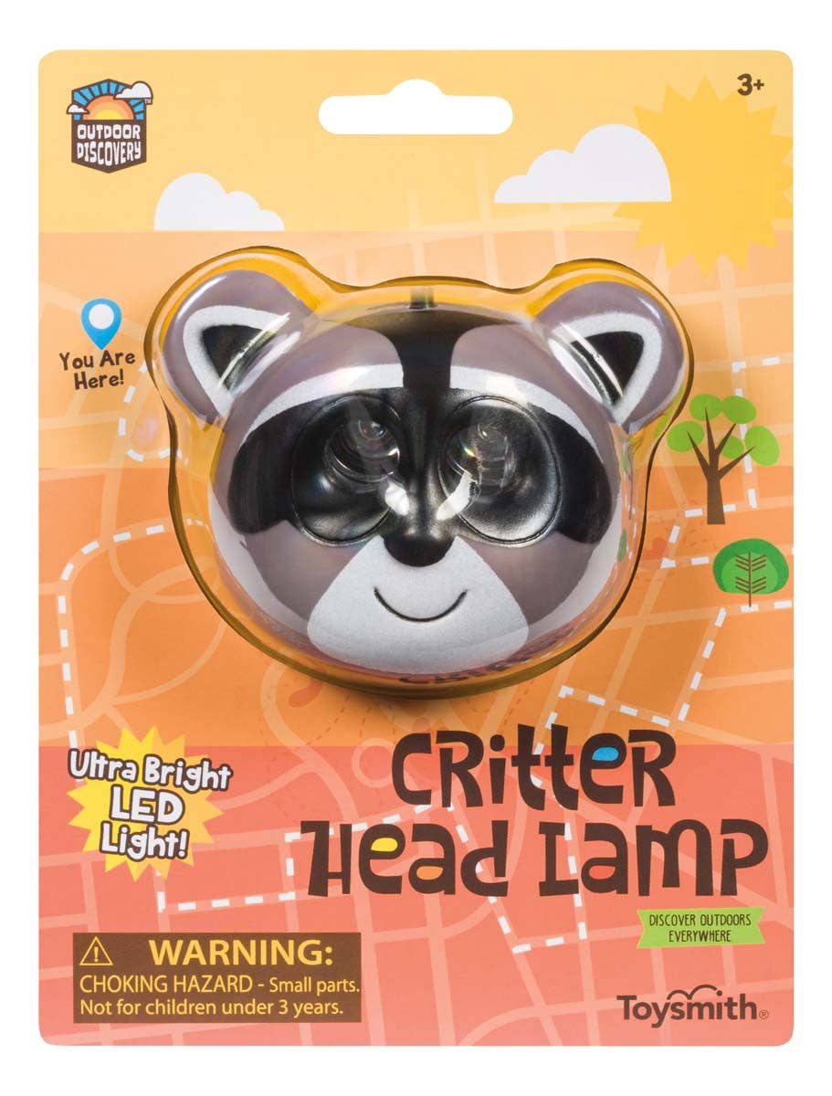 Outdoor Discovery Critter Head Lamp by Toysmith 1ct