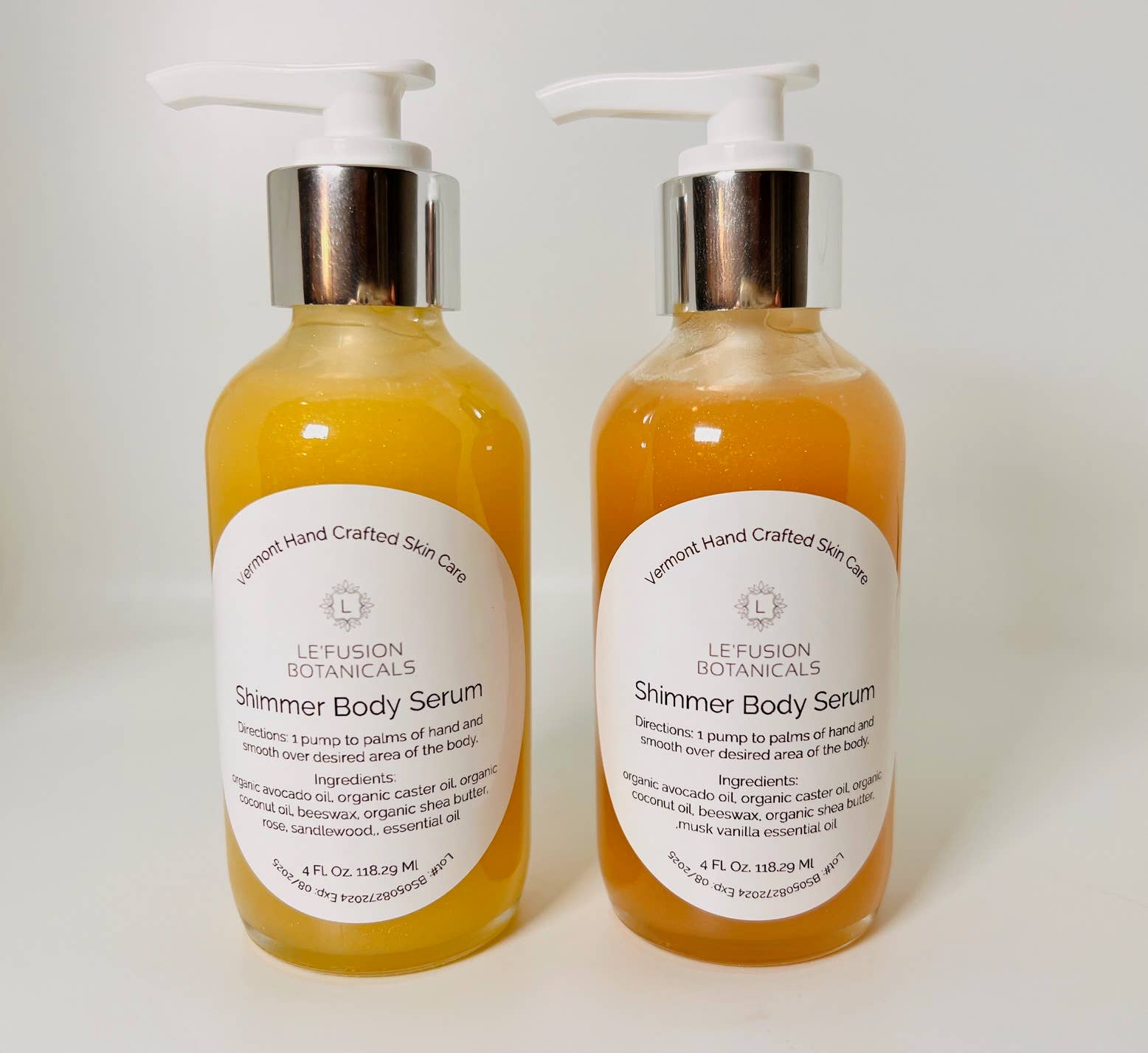 Shimmer Body Serum By Le’Fusion Botanicals 4 fl oz