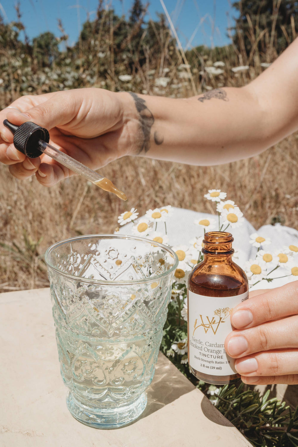 Nettle, Cardamom, Smoked Orange Bitters by Wilderness Maven Apothecary 2fl oz