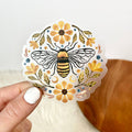 Flowers And Bee Sticker by Big Moods