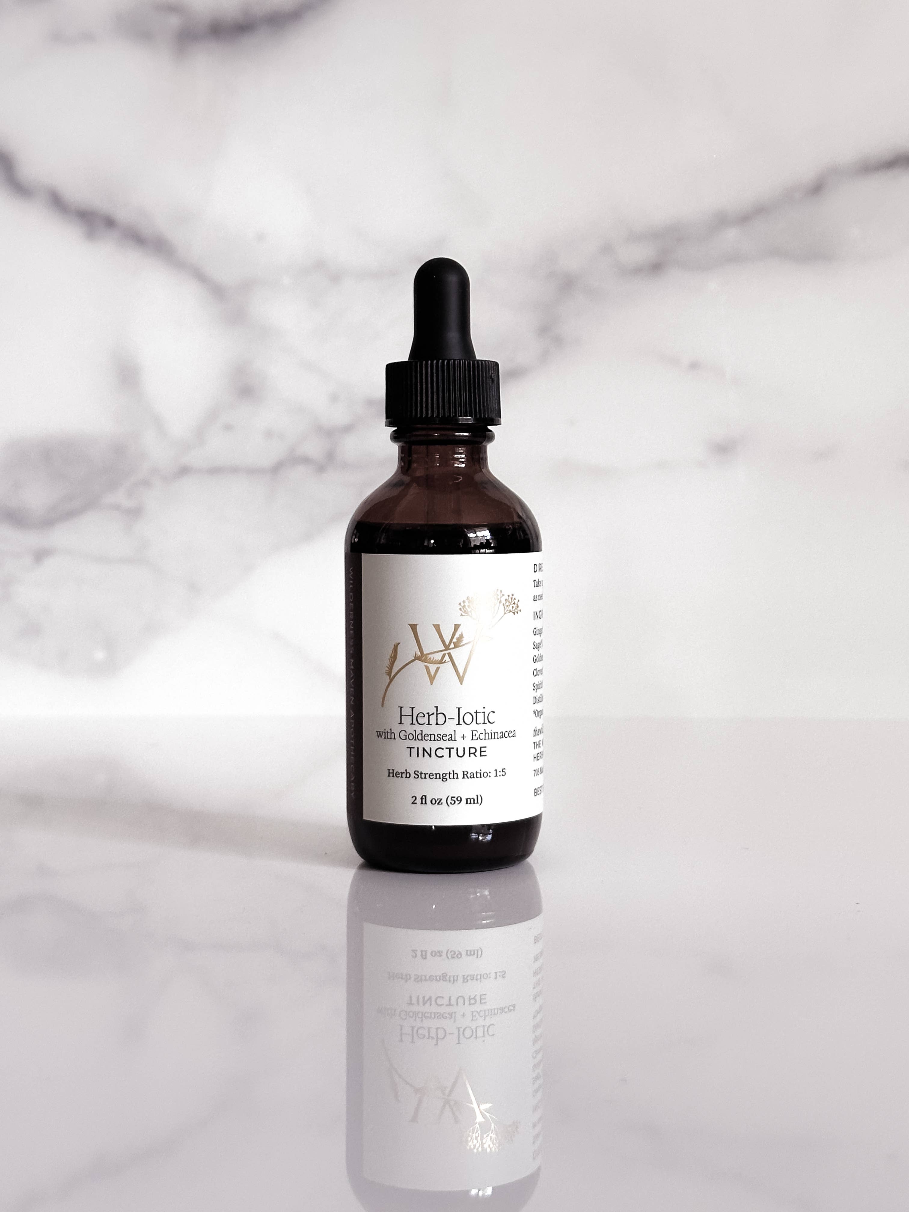 Herb-Iotic with Goldenseal and Echinacea Tincture by Wilderness Maven Apothecary 2 fl oz