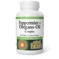 Peppermint + Oregano Oil Enteric by Natural Factors 60 softgels