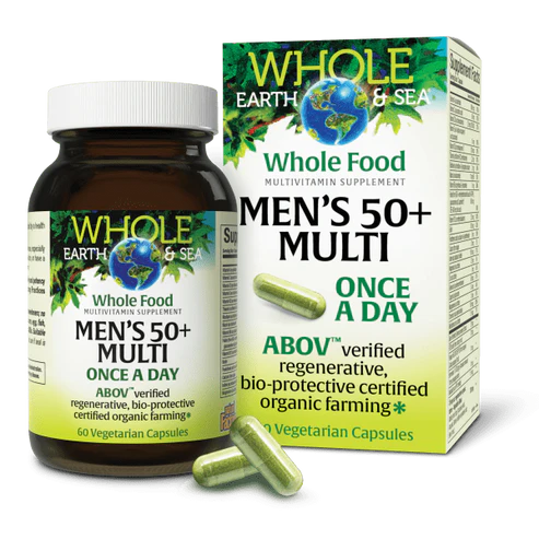 Men's 50+ Once A Day Multivitamin & Mineral by Natural Factors 60 capsules