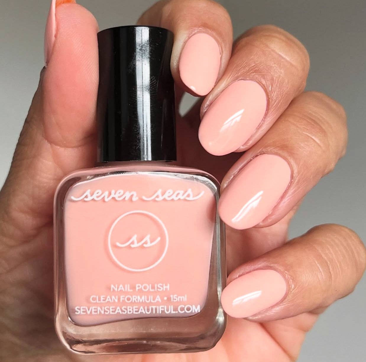 Guava Smoothie - Clean Non-Toxic Nail Polish (Guava Smoothie) by Seven Seas