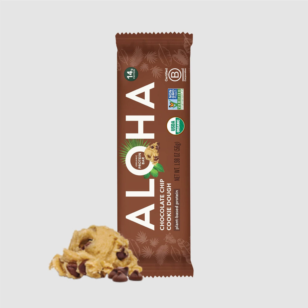 Chocolate Chip Cookie Dough Protein Bar by Aloha 1.98oz