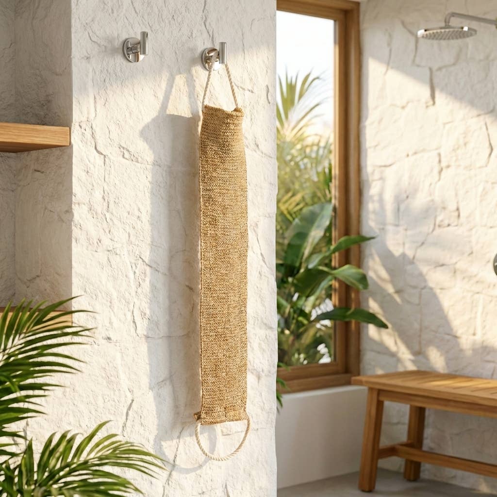 Sisal Linen Back Exfoliating Strap by Bamboo Switch