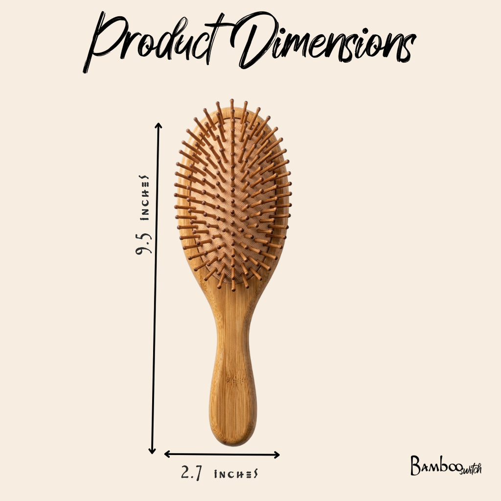 Bamboo Paddle Spa Hairbrush by Bamboo Swith