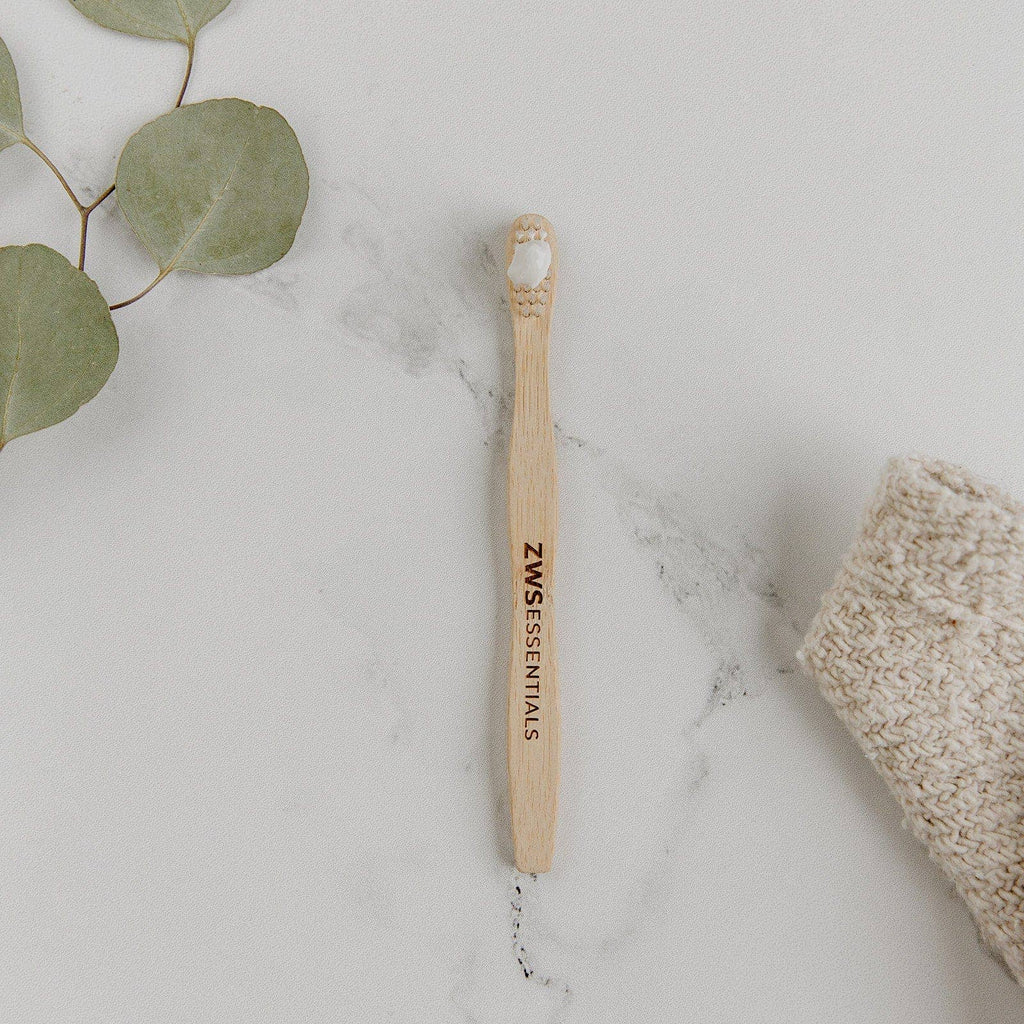 Kids Bamboo Toothbrush by ZWS Essentials 1 pack
