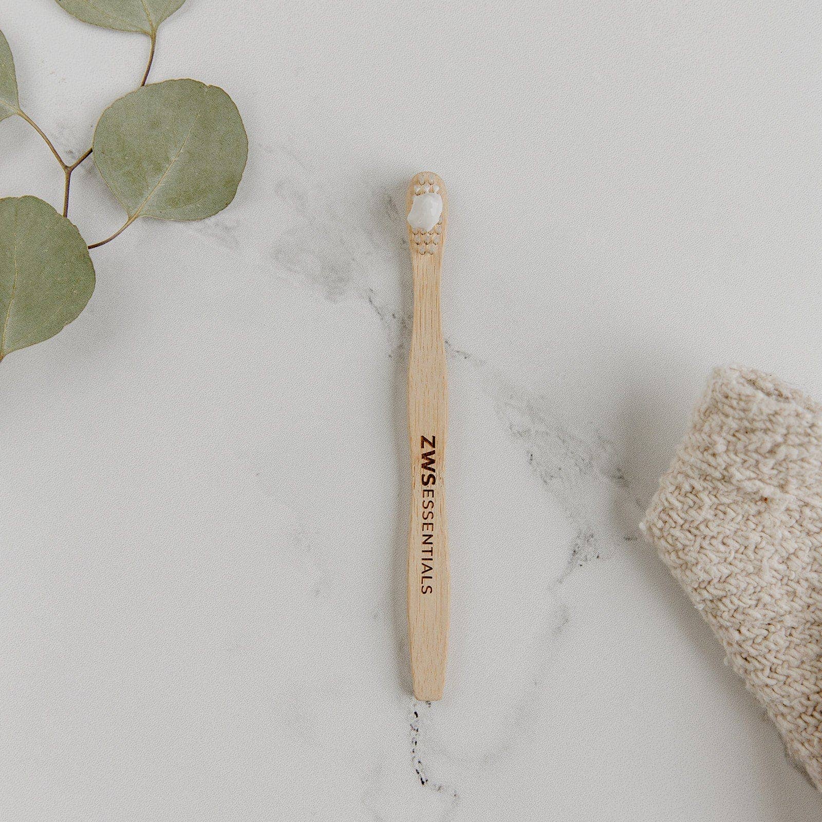 Kids Bamboo Toothbrush by ZWS Essentials 1 pack