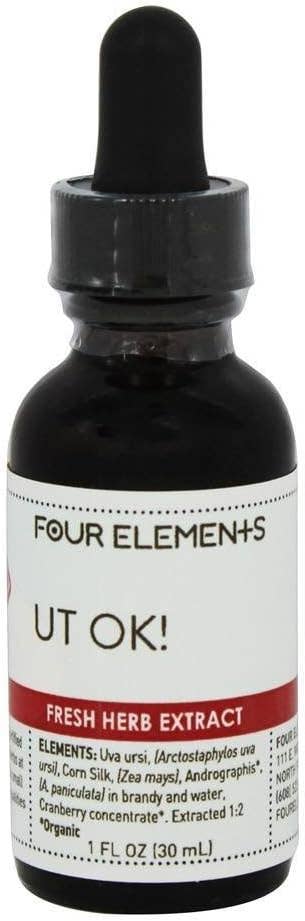 UT OK! Tincture Blend by Four Elements Organic Herbals 1 oz